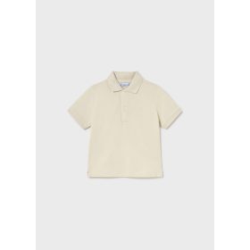 Mayoral bézs színű galléros rövid ujjú fiú felső