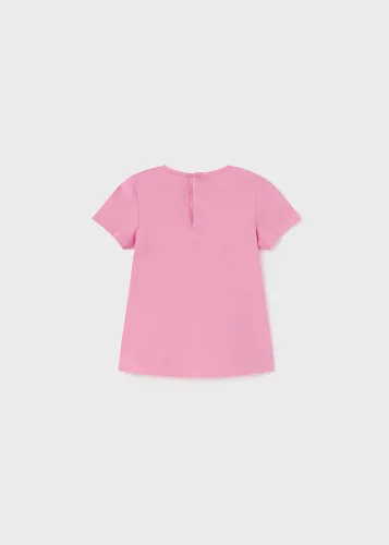 Mayoral Ecofriends pink rövid ujjú lány póló