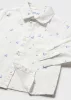 Mayoral mintás fehér hosszú ujjú fiú ing