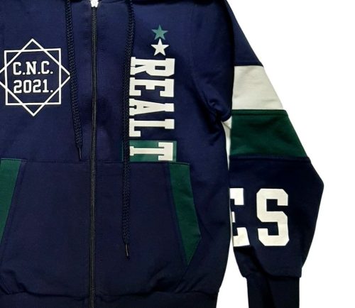 Chipi & Chips sötétkék feliratos kardigán