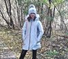 Chipi & Chips ezüst fényes lány bundás téli kabát