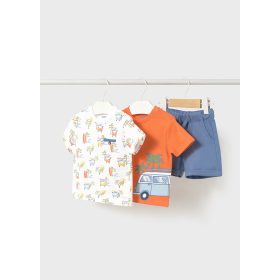 Mayoral 100% pamut 3 részes fiú szett