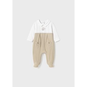 Mayoral újszülött fiú galléros rugdalózó 