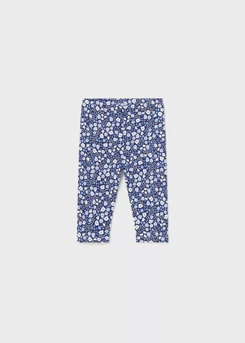 Mayoral kék virág mintás lány leggings 