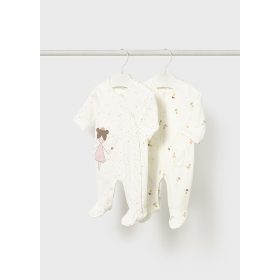 Mayoral 2db hosszú ujjú lány rugdalózó