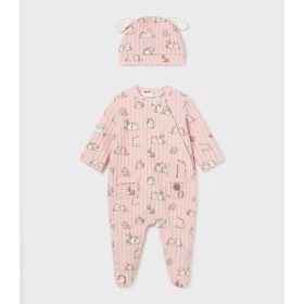 Mayoral rózsaszín hosszú ujjú tipegő sapka lány szett