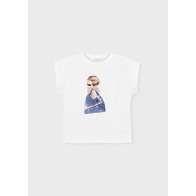 Mayoral kék flitteres lány rövid ujjú felső