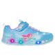 Skechers hableány mintás ledes lány sportcipő