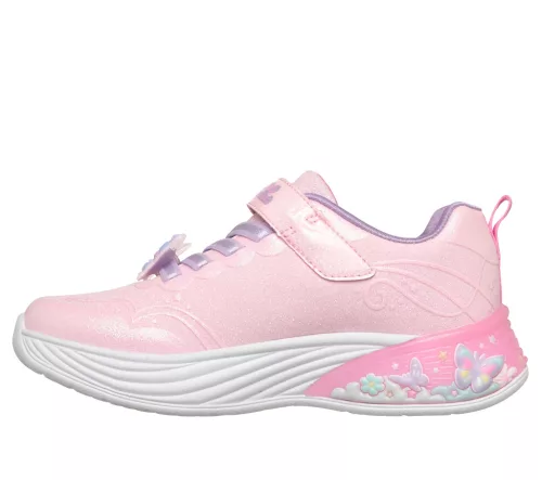 Skechers S-Lights pillangó mintás cipő