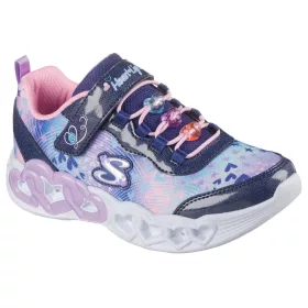 Skechers Infinite Heart Lights-Heart Jewels lány átmeneti cipő