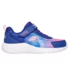 Skechers kék-rózsaszín csillogós vízálló lány sportcipő