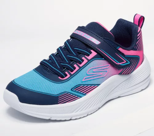 Skechers Microspec Advance gumi fűzős lány sportcipő