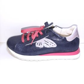 Asso csillogó  kék  lány félcipó