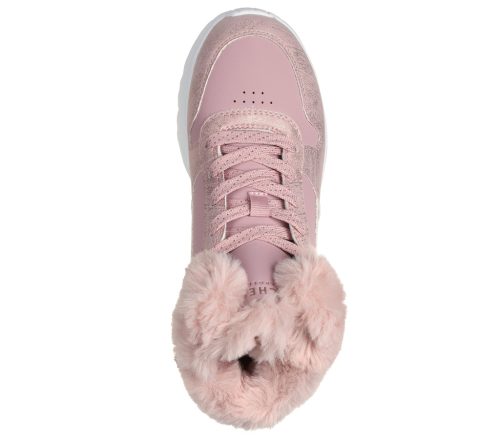 Skechers UNO Lite Comfurt Collar szőrmés gyerekcipő