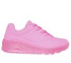 Skechers neon pink sportos lány cipő