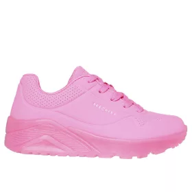 Skechers neon pink sportos lány cipő