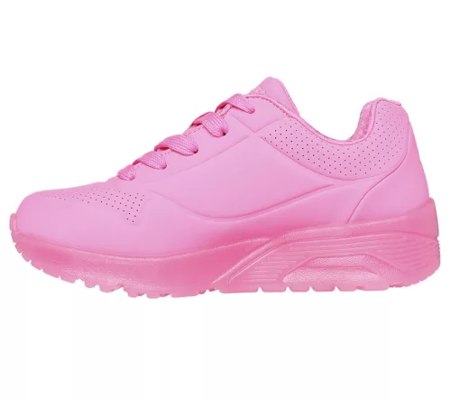 Skechers neon pink sportos lány cipő