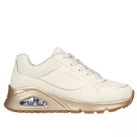 Skechers bézs színű sportos lány cipő