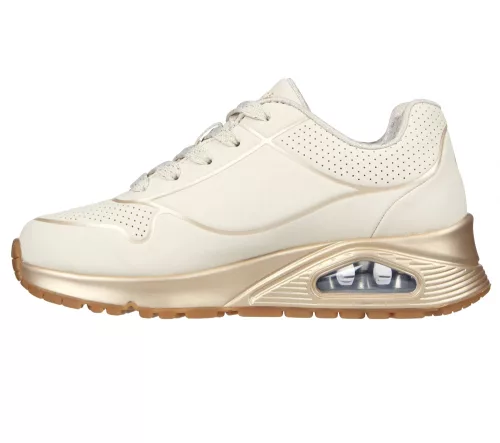 Skechers bézs színű sportos lány cipő