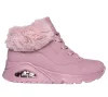 Skechers UNO - Fall Air mályva szőrmés lány bakancs