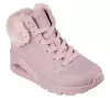 Skechers UNO - Fall Air mályva szőrmés lány bakancs