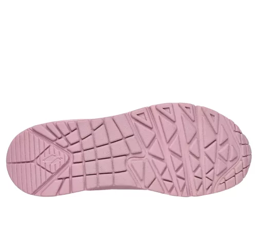 Skechers UNO - Fall Air mályva szőrmés lány bakancs