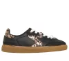Skechers Hotspot fekete leopárd mintás lány cipő