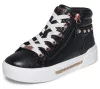 Skechers Aura LX fekete csillámos lány cipő