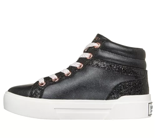 Skechers Aura LX fekete csillámos lány cipő
