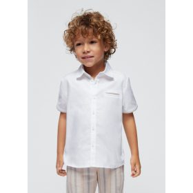 Mayoral fehér rövid ujjú fiú ing