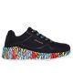 Skechers UNO Lite-Subtle Love fekete gyerekcipő