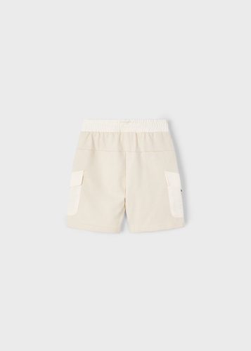 Mayoral bézs színű cargo fiú rövidnadrág