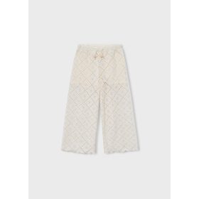 Mayoral ekrü színű horgolt lenge lány nadrág 