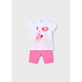  Mayoral 100% pamut póló és biciklis rövidnadrág lány szett