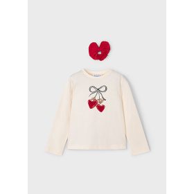 Mayoral szívecske mintás lány felső hajgumival