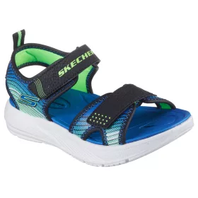 Skechers Microspec Splash kék fiú szandál