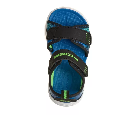 Skechers Microspec Splash kék fiú szandál