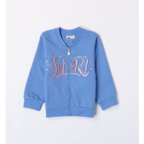 Ido pamut kék kislány kardigán