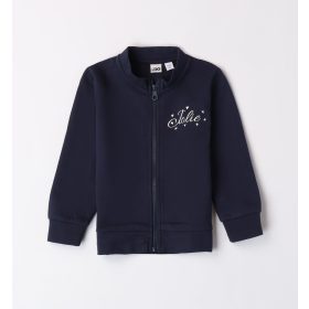 Ido sötétkék 100% pamut lány kardigán