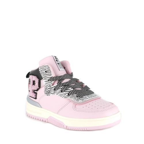 Primigi rózsaszín vagány magasszárú lány cipő 