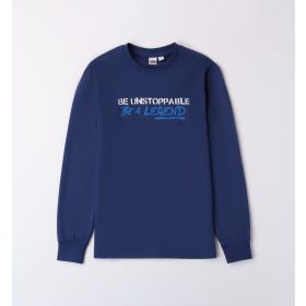 Ido pamut hosszú ujjú kék fiú felső