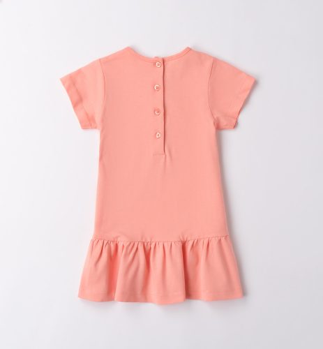 Ido 100% pamut barack színű lány ruha