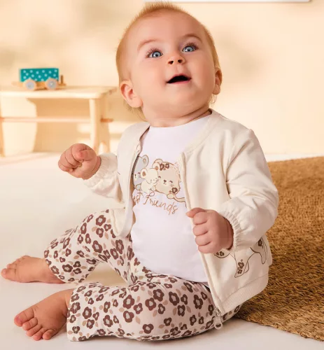 Ido virág mintás lány leggings 