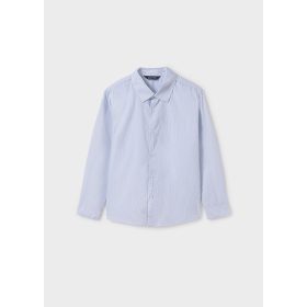 Mayoral 100% pamut hosszú ujjú kék fiú ing