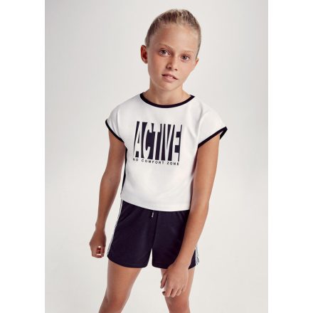 Mayoral divatos sportos lány rövidnadrág pólóval