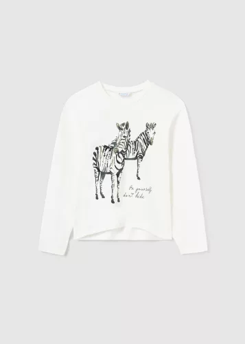 Mayoral zebra mintás lány felső 7058