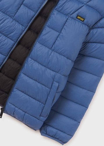 Mayoral kék kapucnis átmeneti fiú kabát 