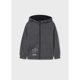Mayoral fiú szürke színű kapucnis kardigán