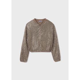 Mayoral barna flitteres lány kardigán