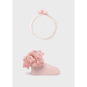 Mayoral rózsaszín színű zokni és fejpánt lány szett 